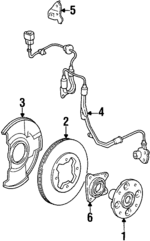 45251SM5A00 - Brakes: Rotor for Honda: Accord Image