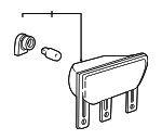 25666736 - : Passenger Side Cornering Lamp for GM Image