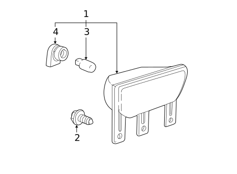 Lighting - Exterior for 2000 Cadillac DeVille #1