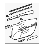 6762007170C1 - : Door Trim Panel for Toyota Image
