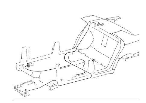 Rear Headrest Adjustment for 1995 Mercedes-Benz C220 #0
