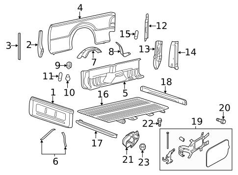 Front & Side Panels for 2016 Ford F-350 Super Duty #1