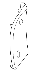 9965516210001C - Body: Kick Panel Trim Cap for Porsche Image