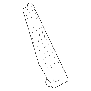 99655161100 - Body: Foot Rest for Porsche Image