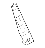 99655161100 - Body: Foot Rest Cover for Porsche Image