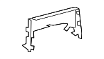 5542212340 - Body: Radio Bezel Rear Cover for Toyota Image