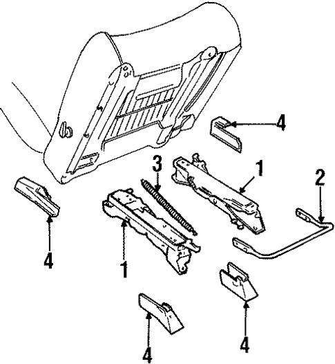 Tracks & Components for 1994 Ford Crown Victoria #0