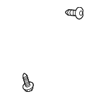 998650516 - Steering: Lower Column Cover Screw for Mazda: 2, 3, 5, 6, CX-3, CX-30, CX-5, CX-50, CX-7, CX-70, CX-9, CX-90, Miata, MPV, MX-30 EV, MX-5 Miata, RX-8 Image