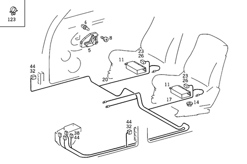Electric Front Seat Adjustment for 1993 Mercedes-Benz 500SEL #0
