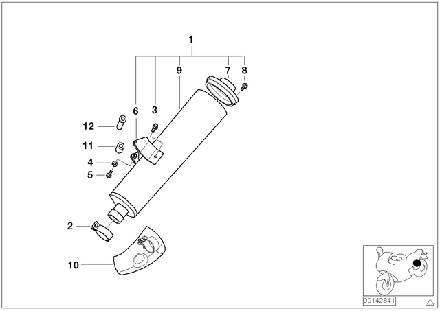 7119905067 - : Hexagon Screw With Flange - M8X40-8.8-zns3 for BMW-Motorrad Image
