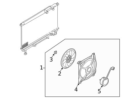 Cooling Fan for 2001 Kia Optima #0