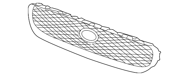 thumbnail image 2 of Pair Grille Assembly Set For Jaguar F-Pace 2017-2023 – Driver & Passenger Side, Evan-Fischer, Primed Plastic 2 of 3