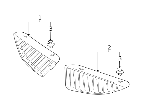 Grille & Components for 2004 Mitsubishi Lancer #0