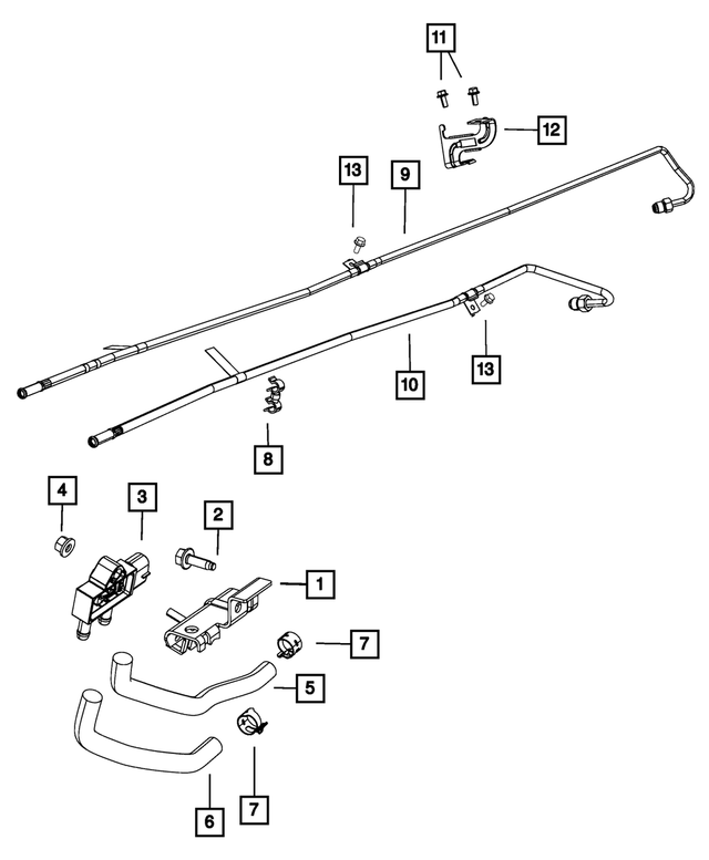 52122430AE - : Particulate Filter Tube for Mopar Image