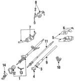 4875061A00 - Electrical: Ignition Switch for Nissan Image