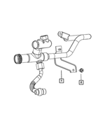 6106002AA - Cooling: Hex Flange Head Bolt for Mopar Image