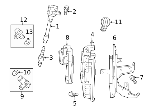 Ignition System for 2020 Honda Fit #0