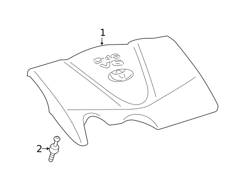 Engine Appearance Cover for 2019 Toyota Sienna #0