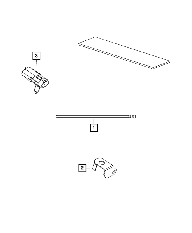 5148132AA - Electrical: Wiring Clip for Mopar Image image
