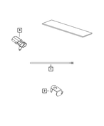 5148132AA - Electrical: Wiring Clip for Chrysler: Aspen | Dodge: Durango, Ram 1500, Ram 2500, Ram 3500 | Ram: 1500, 1500 Classic, 2500, 3500 Image