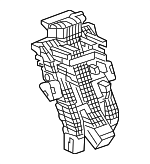 84403352 - : Floor Duct for Buick: Enclave | Cadillac: XT6 | Chevrolet: Traverse, Traverse Limited | GMC: Acadia Image