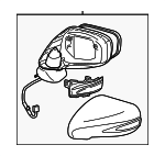 8791033881C1 - : Mirror Assembly for Lexus: ES350 Image