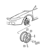 XX67PAKAB - Wheels: Aluminum Wheel for Mopar Image