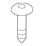 7146959925 - Body: License Bracket Screw for BMW Image