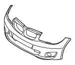 51117310741 - : Bumper Cover for BMW: 128i Image