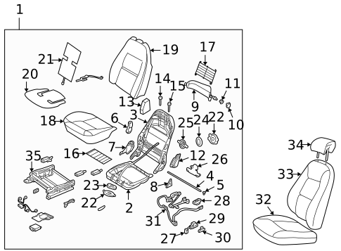 Heated Seats for 2007 Saab 9-5 #0