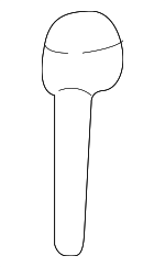 30569537 - Body: Headrest Guide for Saab: 9-3, 9-5 Image