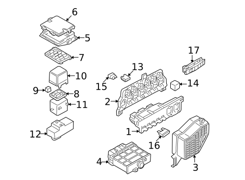 Fuse & Relay for 2012 Volkswagen Jetta #13