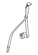 19168439 - Body: Lap &amp; Shoulder Belt for Buick: Terraza | Chevrolet: Uplander | Pontiac: Montana | Saturn: Relay Image