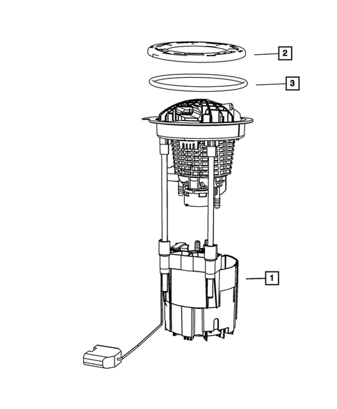 Fuel Pump and Sending Unit for 2005 Dodge Ram 1500 #0