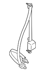 7321004130E0 - : Lap &amp; Shoulder Belt for Toyota Image