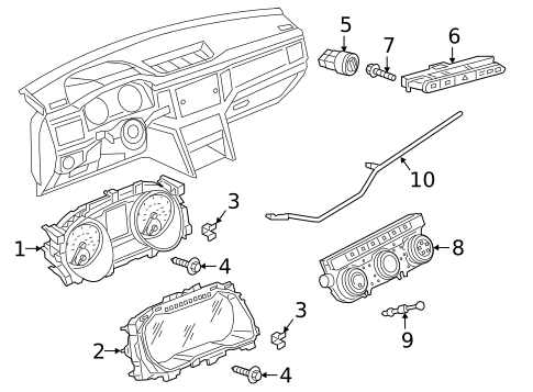 Switches for 2020 Volkswagen Atlas Cross Sport #2