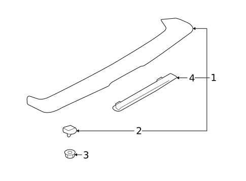 Spoiler for 2008 Subaru Impreza #1