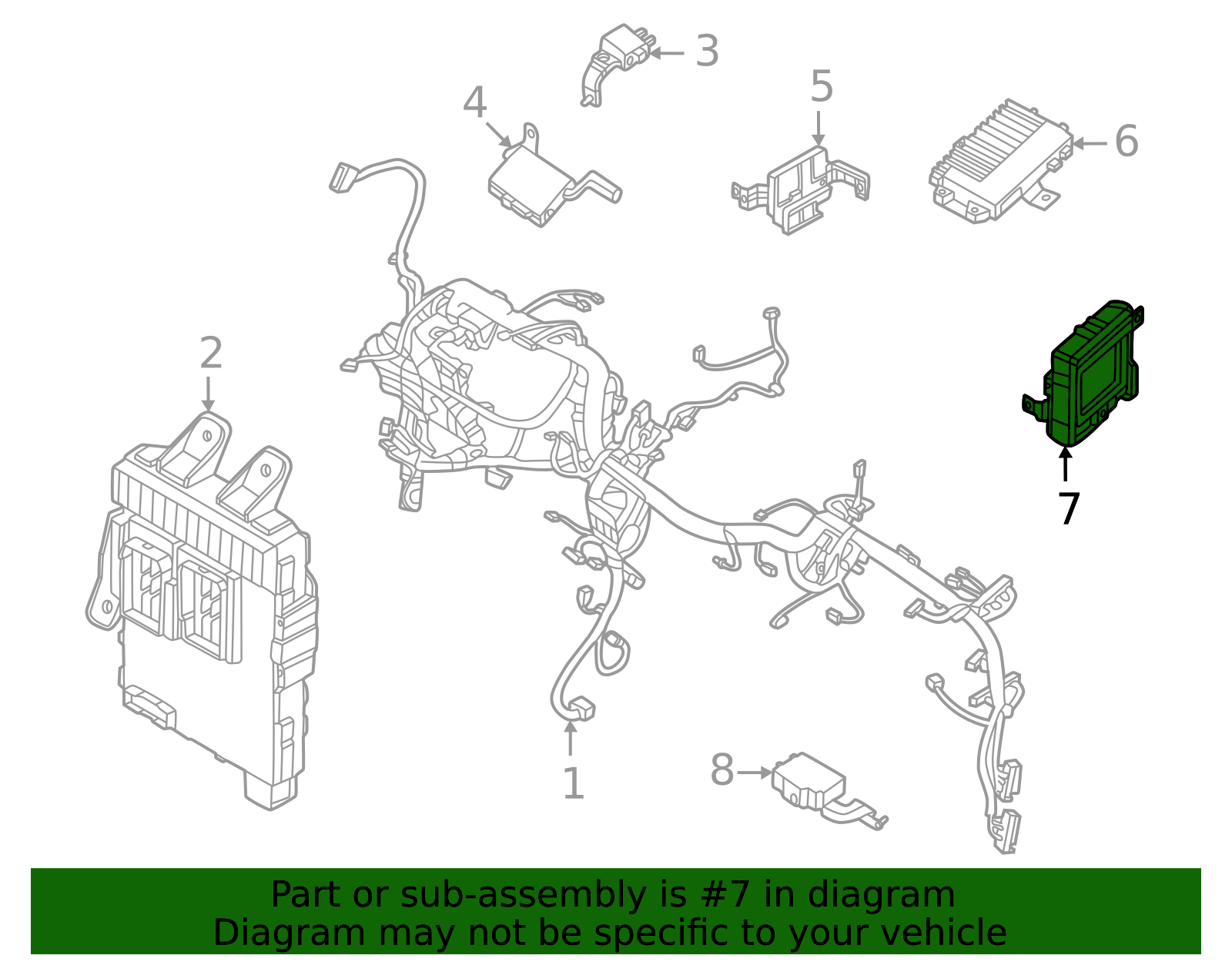 Hyundai - 95400-CW042 - Body Control Module - 2022-2025 Hyundai Tucson ...