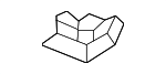 63523T20A00ZZ - Body: Upper Pillar Reinforced Upper Extension for Honda Image
