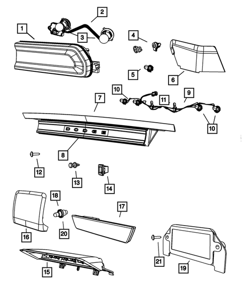 Lamps-Interior and Exterior for 2009 Dodge Challenger #0