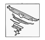 5003851AH - Body: Upper Tie Bar for Dodge: Intrepid Image