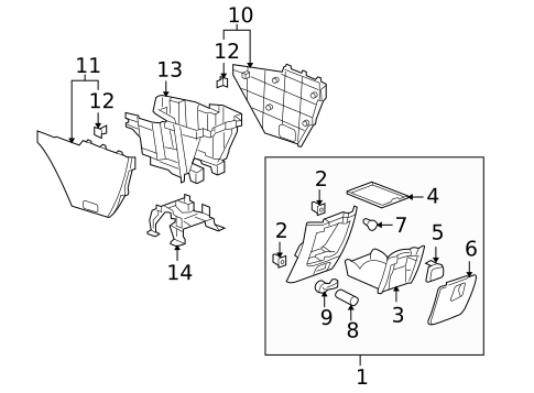 Front Console for 2007 Buick Terraza #0
