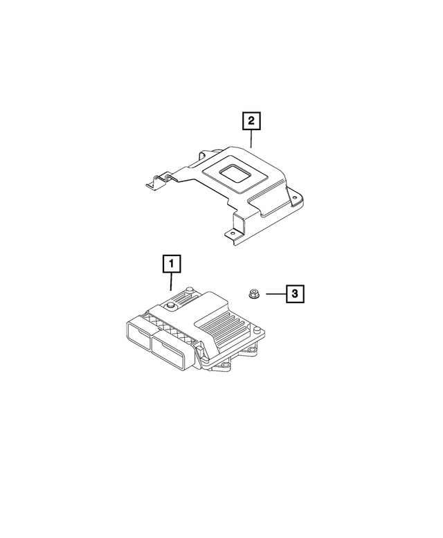 68350434AD - Electrical: Engine Controller Module for Mopar Image