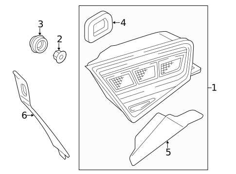 Tail Lamps for 2013 Audi A8 Quattro #1