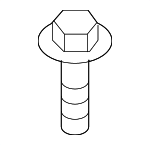 7147129160 - Body: Fender Liner Screw for BMW: 1 Series M, 128i, 135i, 135is, 320i, 320i xDrive, 325i, 325xi, 328d, 328d xDrive, 328i, 328i xDrive, 328xi, 330e, 330i, 330i xDrive, 330xi, 335d, 335i, 335i xDrive, 335is, 335xi, 340i, 340i xDrive, 650i, ActiveHybrid 3, M3, M6, X1, X2, X3, X5, Z4 Image