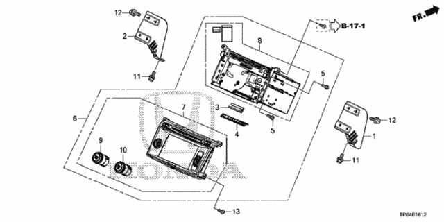 Audio Unit (3) for 2015 Honda Crosstour #0