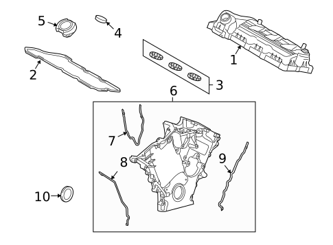 Engine Parts for 2011 Mercury Milan #2