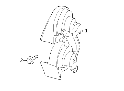 Horn for 2015 Ford Fusion #0