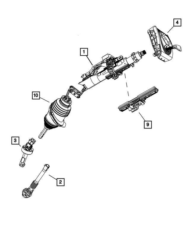 UU28XXXAD - Steering: Steering Column Shroud for Mopar Image
