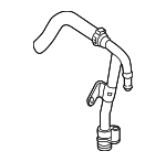 1762003300 - Air &amp; Fuel Delivery: Turbocharger Coolant Line for Mercedes-Benz Image